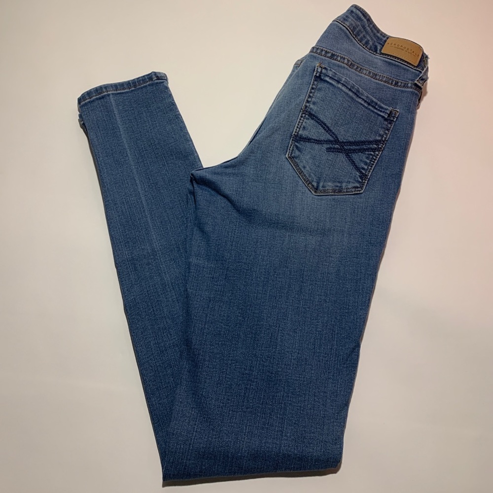 Aeropostale medium wash jeggings